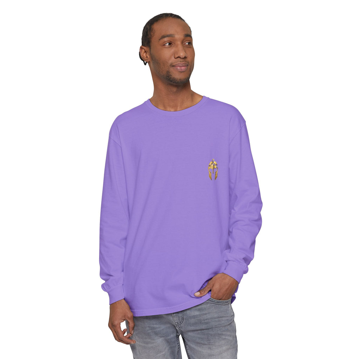 Washed Long-Sleeve Tee (Helm / Age Quod Agis)