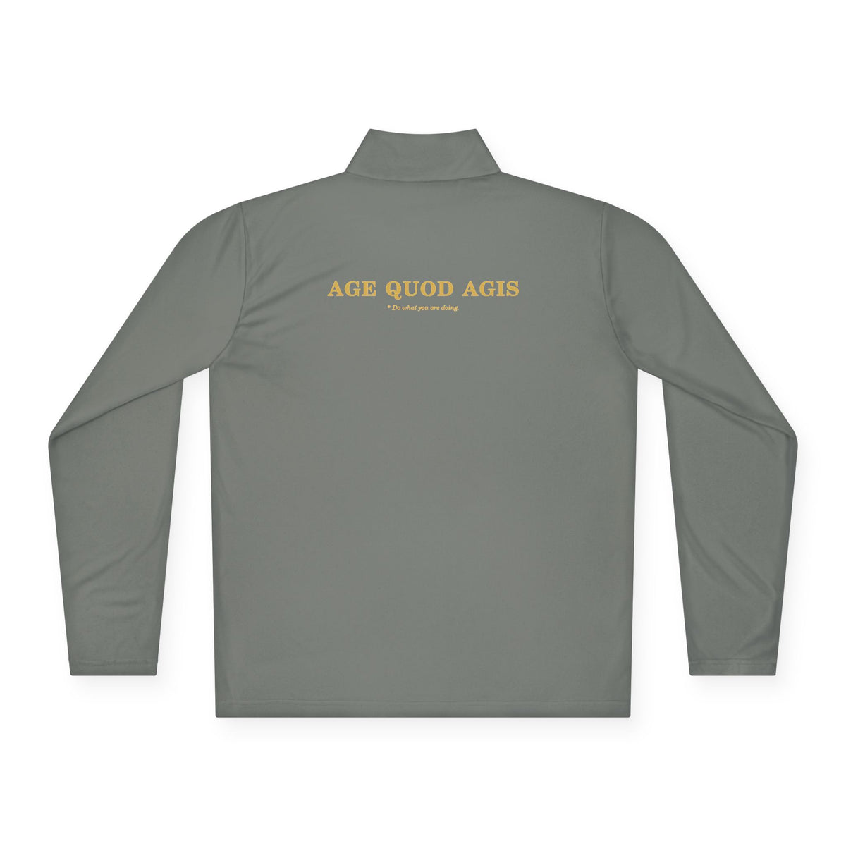 Men's Performance Quarter-Zip (Helm / Age Quod Agis)