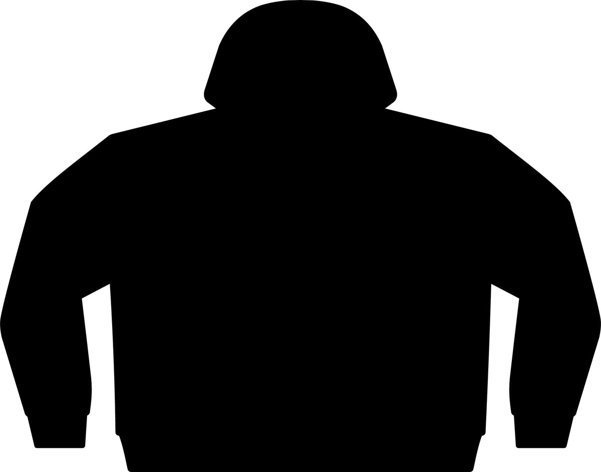 Back view of the Artifex Legio women's zip hoodie in black, clean and unprinted