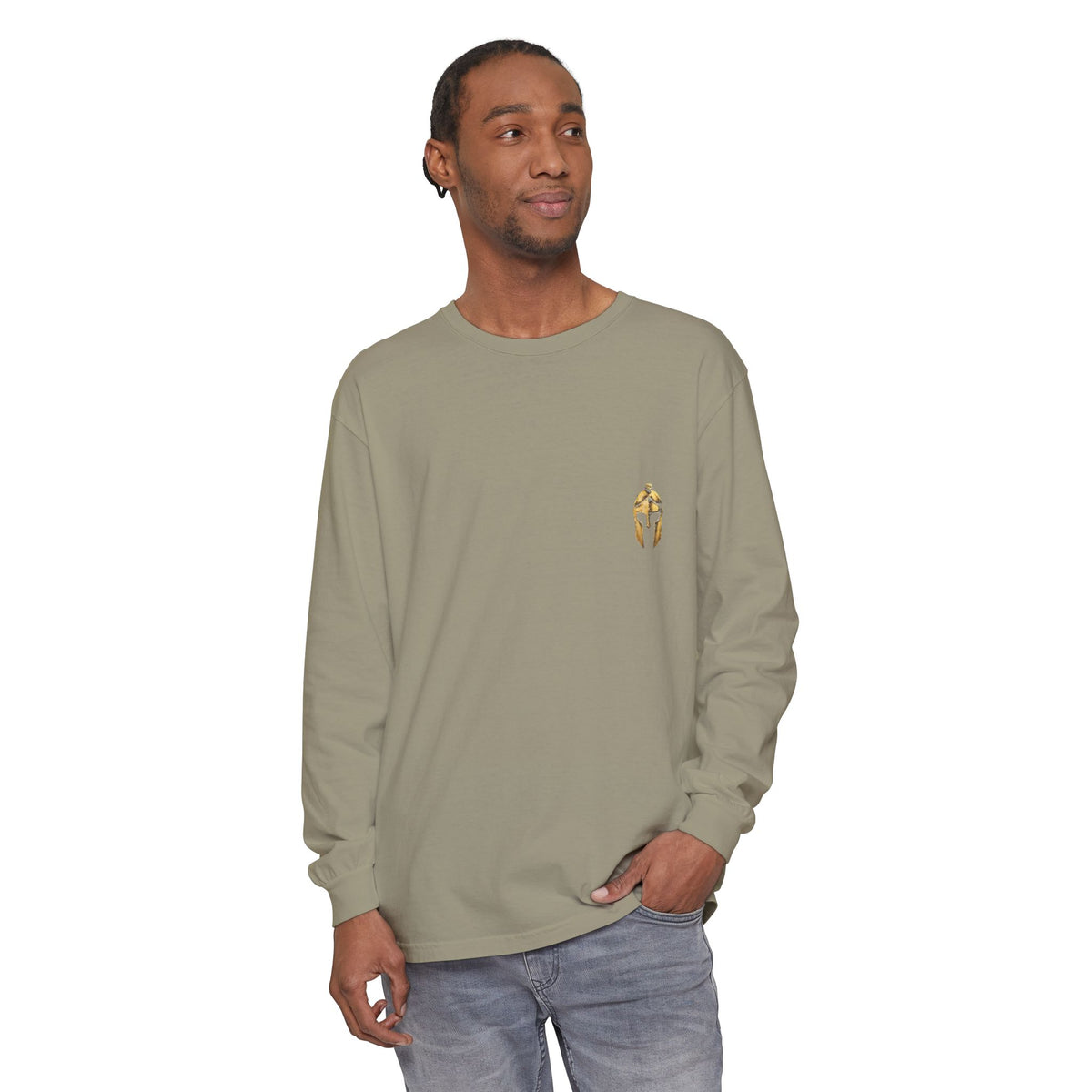 Washed Long-Sleeve Tee (Helm / Age Quod Agis)
