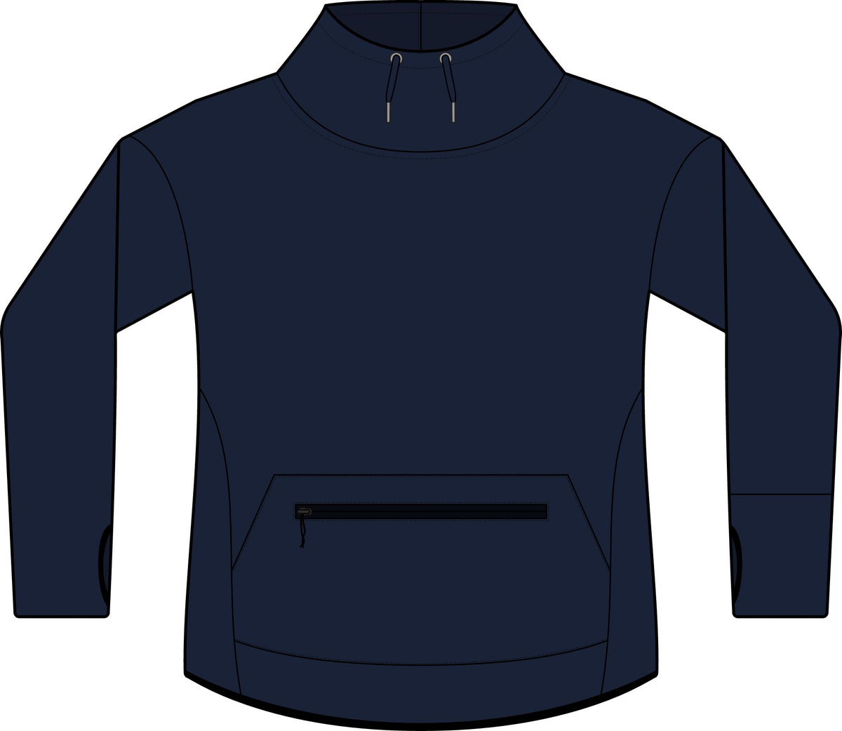 Women's Cowl Neck Pullover (Helm)