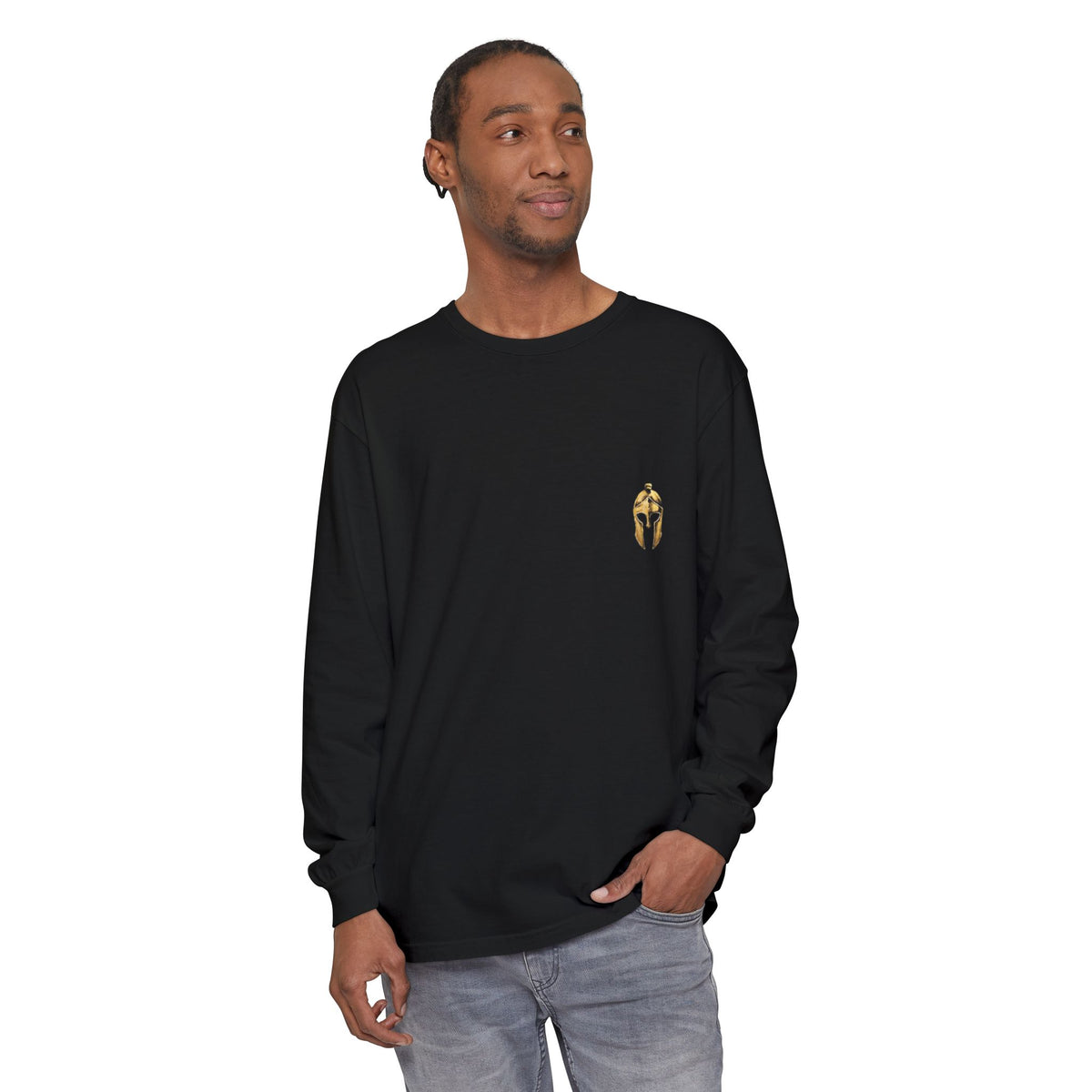 Washed Long-Sleeve Tee (Helm / Age Quod Agis)