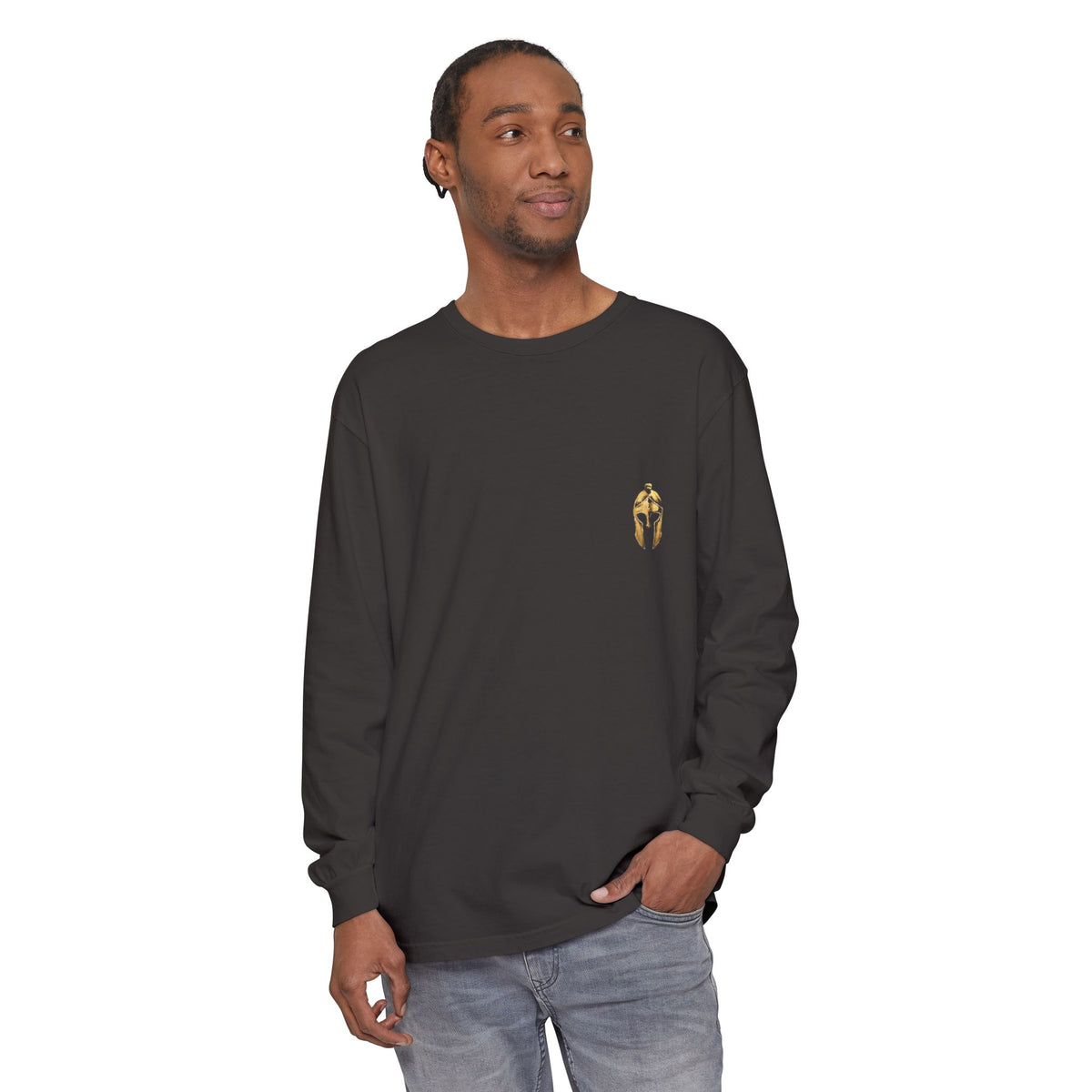 Washed Long-Sleeve Tee (Helm / Age Quod Agis)