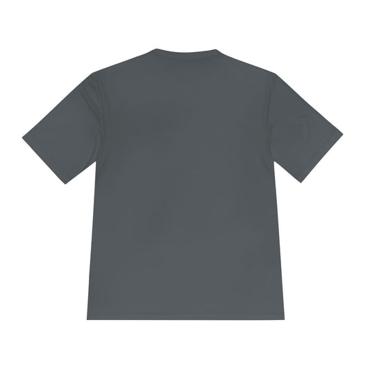Plain back of iron grey performance tee